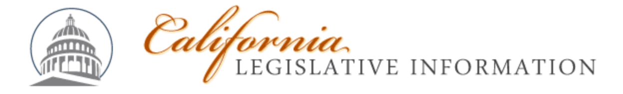 California Legislative Information Logo
